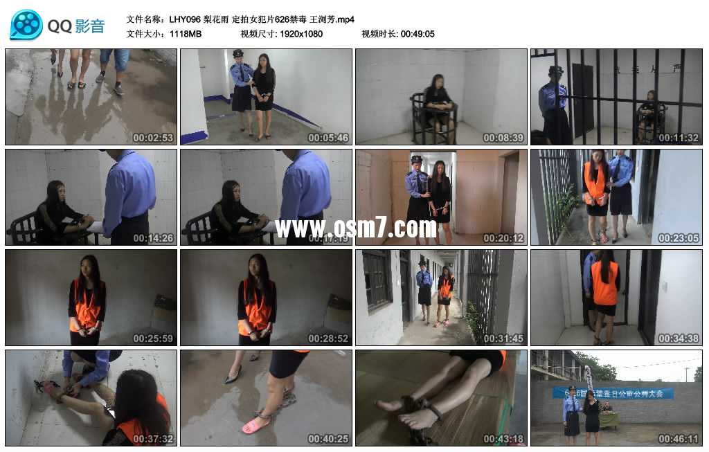 梨花雨 定拍女犯片626禁毒 王浏芳