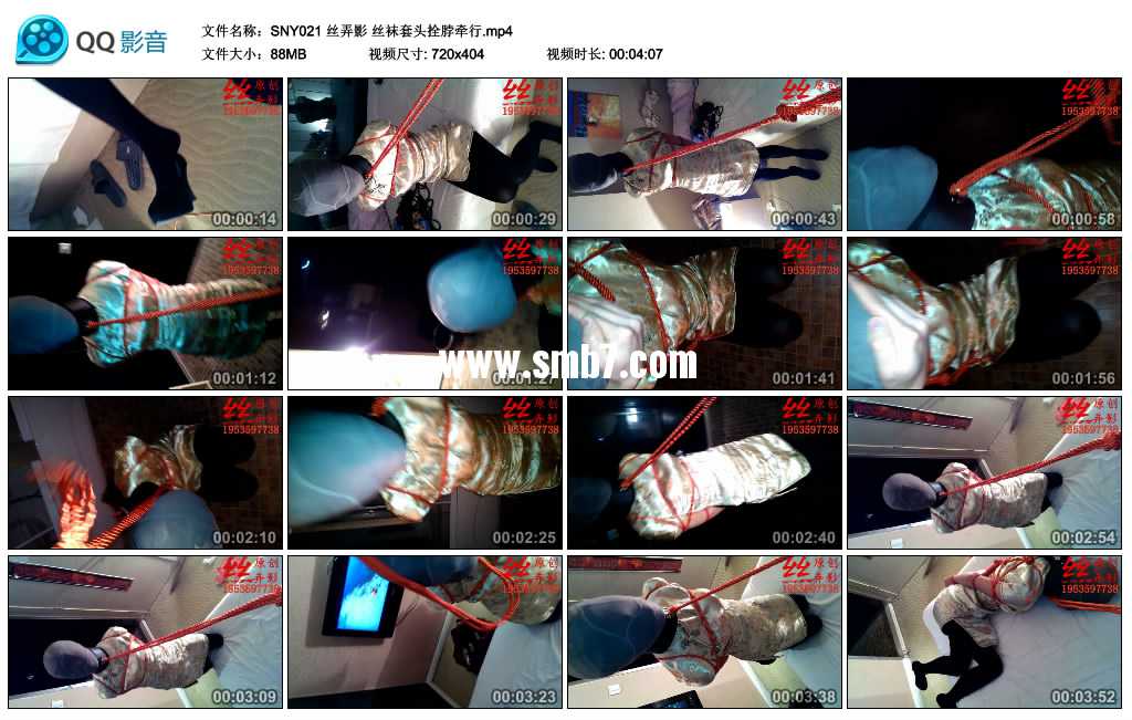 丝弄影 丝袜套头拴脖牵行视频下载