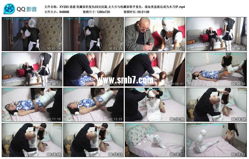 逍遥 收藏家的复仇03完结篇,女大夫与收藏家联手复仇，混血美盗被迫成为木乃伊视频下载
