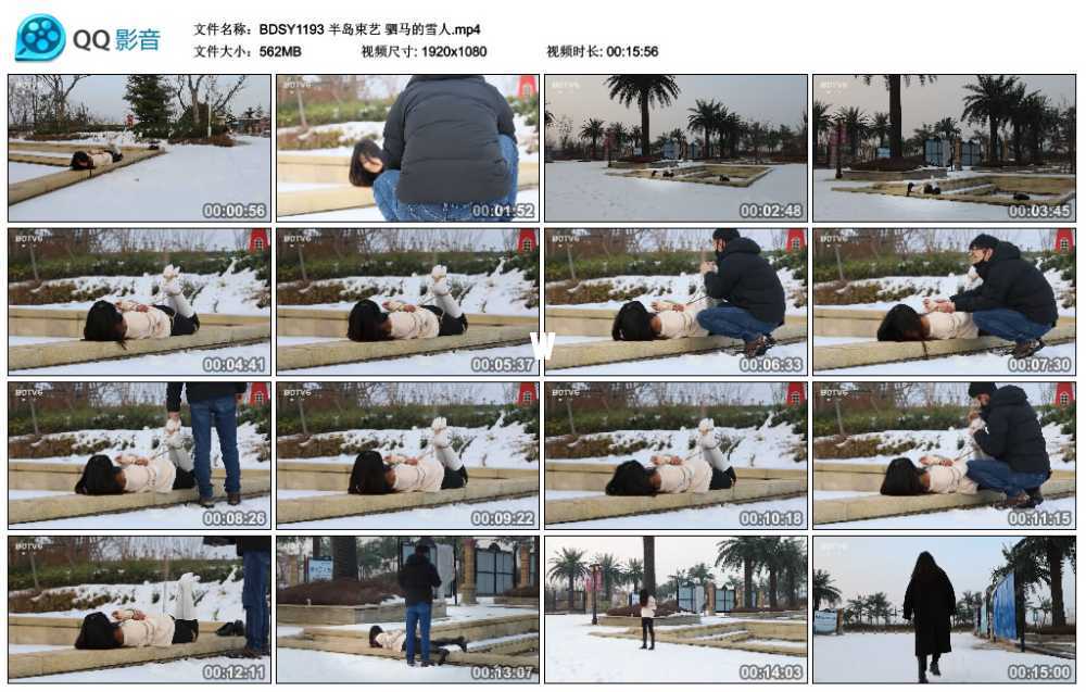 半岛束艺 驷马的雪人