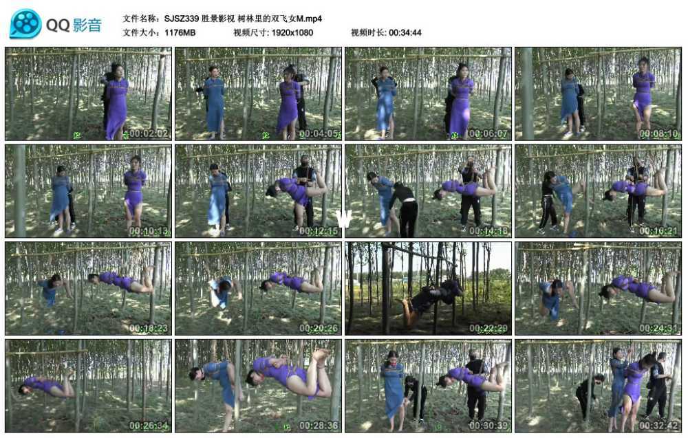 胜景影视 树林里的双飞女M