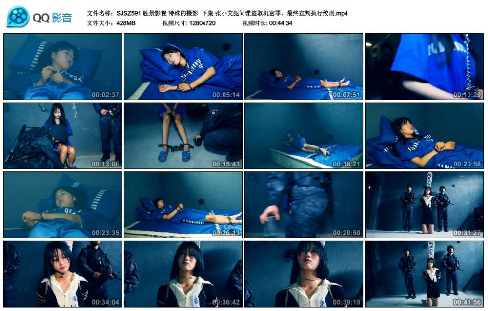胜景影视 特殊的摄影  下集 张小艾犯间谍盗取机密罪，最终宣判执行绞刑