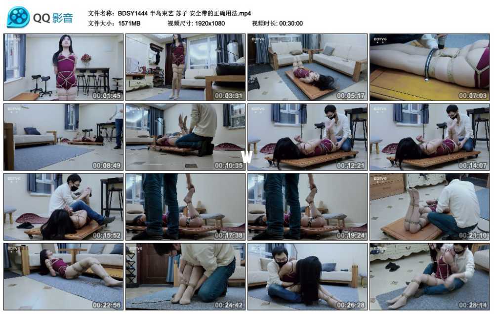 半岛束艺 苏子 安全带的正确用法