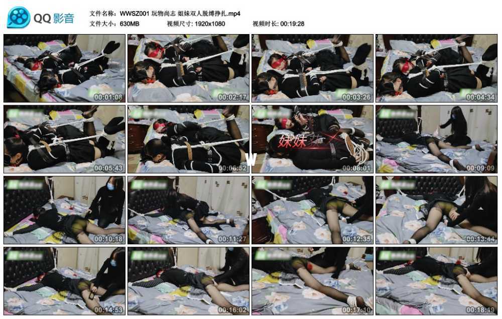 玩物尚志 姐妹双人脱缚挣扎视频下载