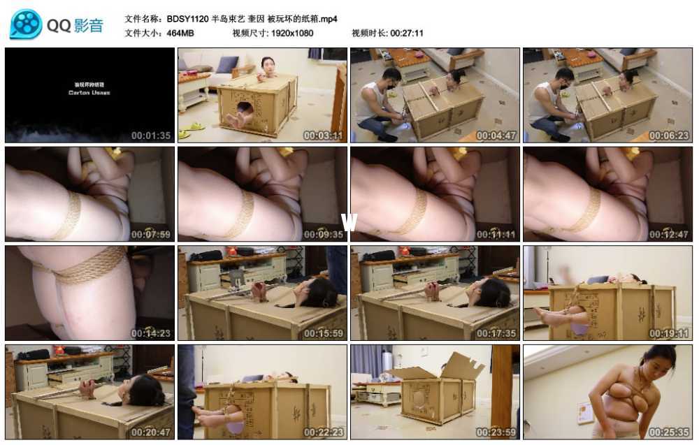 半岛束艺 奎因 被玩坏的纸箱