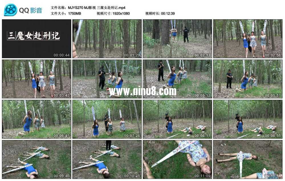 MJ影视 三腐女赴刑记 视频+套图