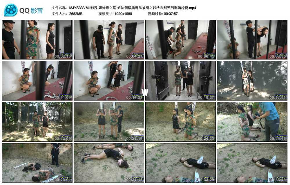 MJ影视 姐妹毒之殇 姐妹俩贩卖毒品被绳之以法宣判死刑刑场枪毙