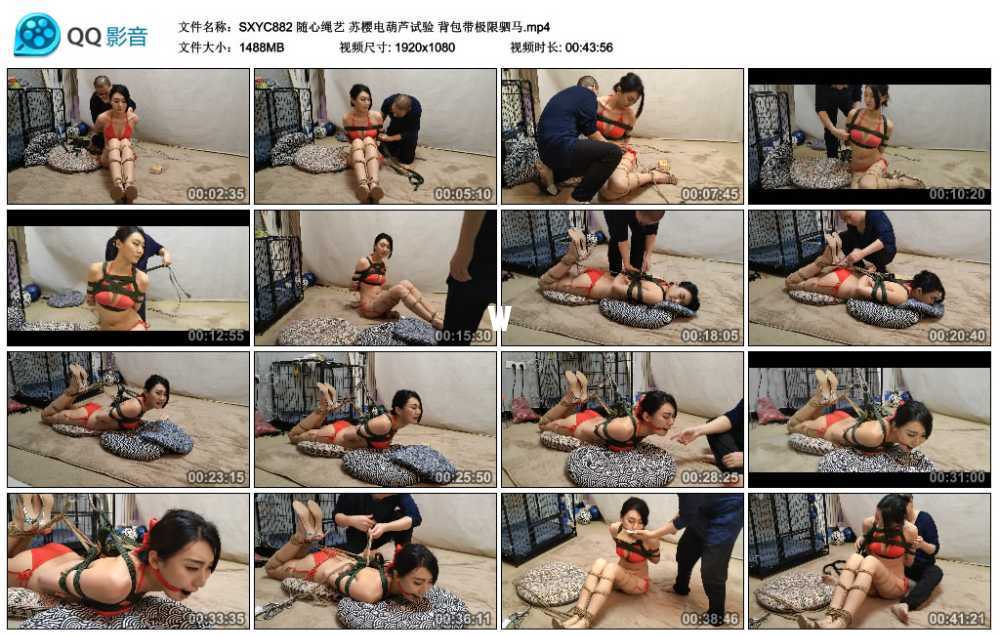 随心绳艺 苏樱电葫芦试验 背包带极限驷马视频下载