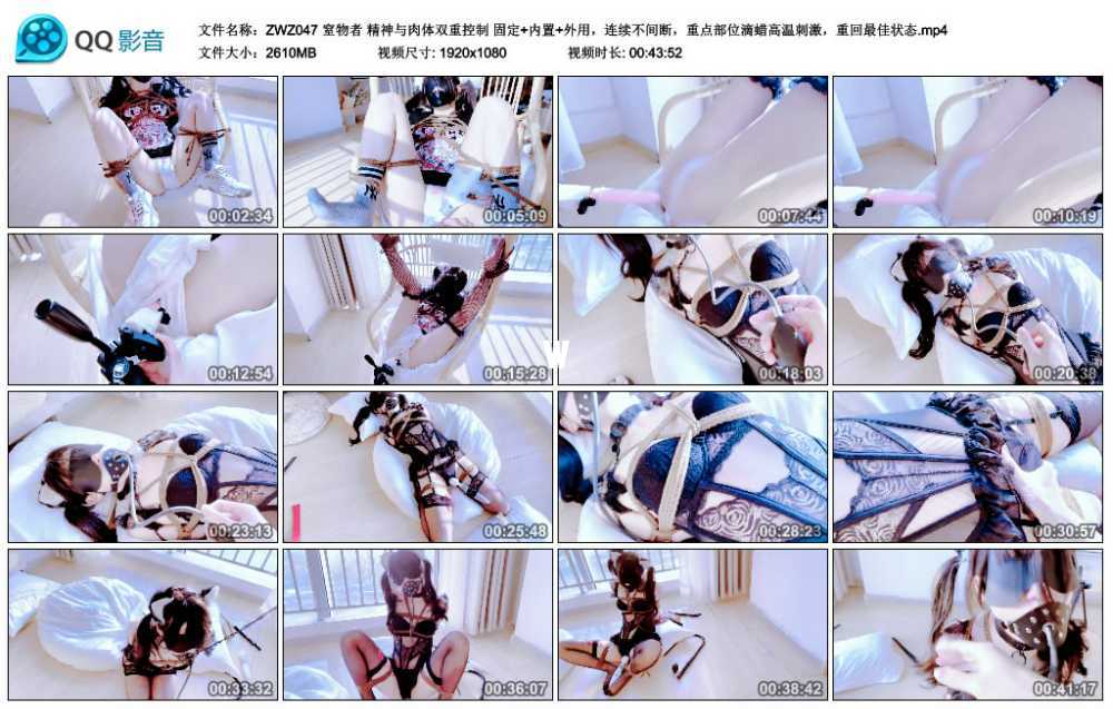窒物者 精神与肉体双重控制 固定+内置+外用，连续不间断，重点部位滴蜡高温刺激，...