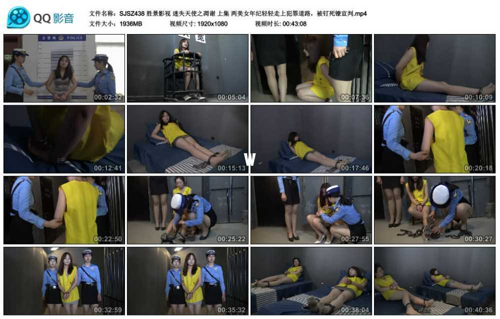 胜景影视 迷失天使之凋谢 上集 两美女年纪轻轻走上犯罪道路，被钉死镣宣判