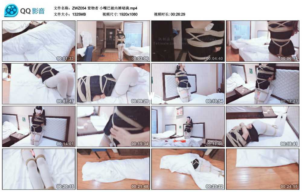 窒物者 小嘴巴被内裤堵满