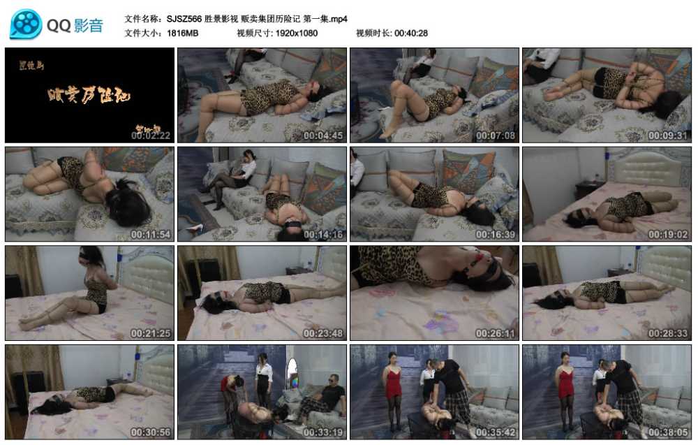 胜景影视 贩卖集团历险记 第一集