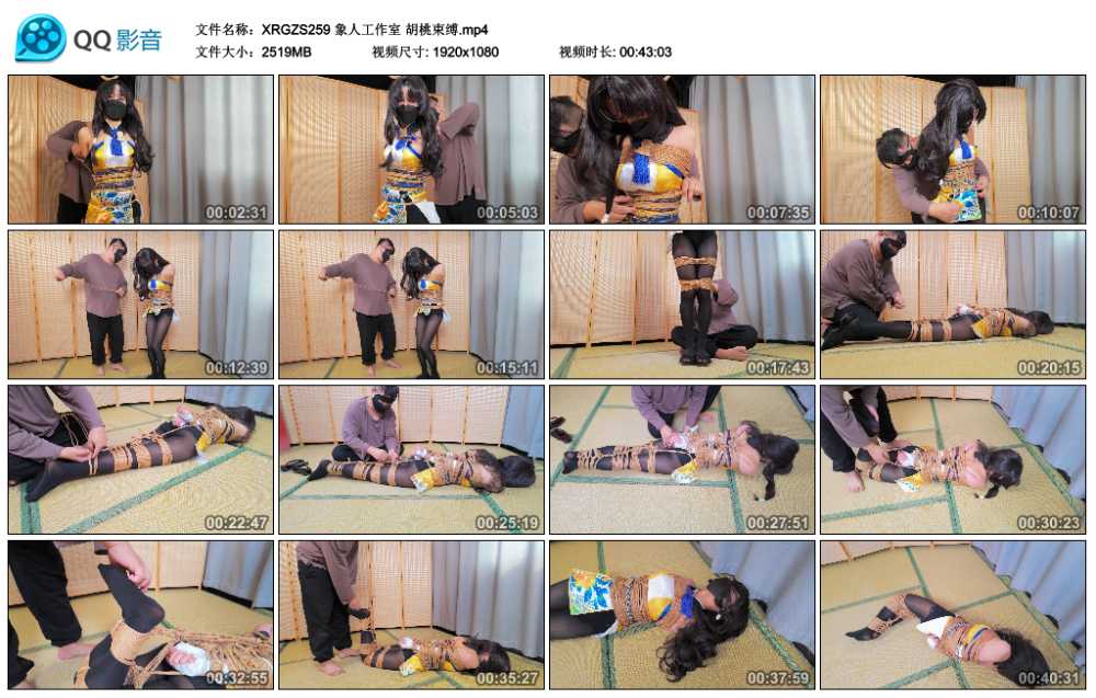 象人工作室 胡桃束缚