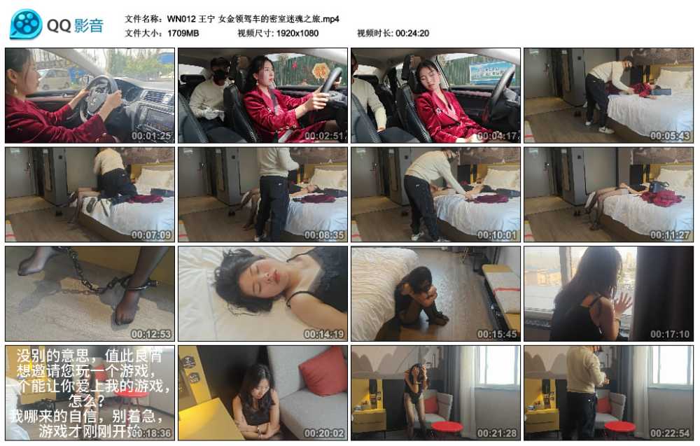 王宁 女金领驾车的密室迷魂之旅视频下载