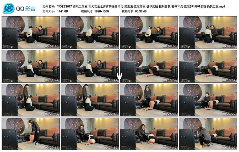 雨辰工作室 训犬实录之汐汐的圈养日记 第五集 重度开发 引导洗脑 控制管教 羞辱耳...