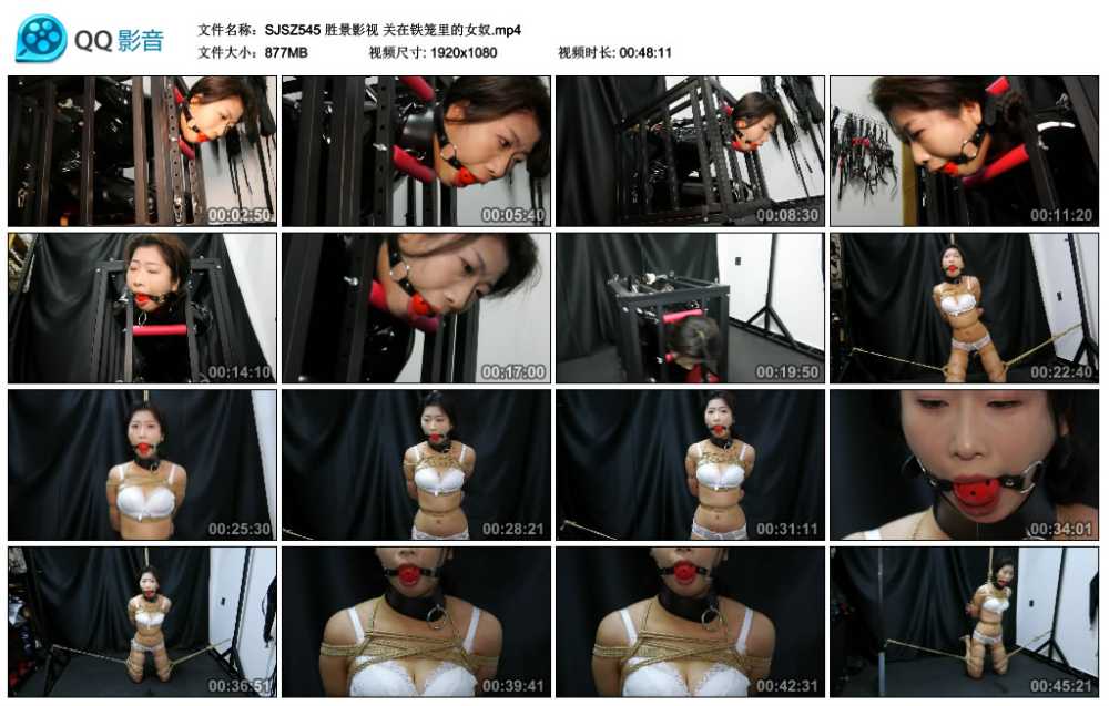 胜景影视 关在铁笼里的女奴