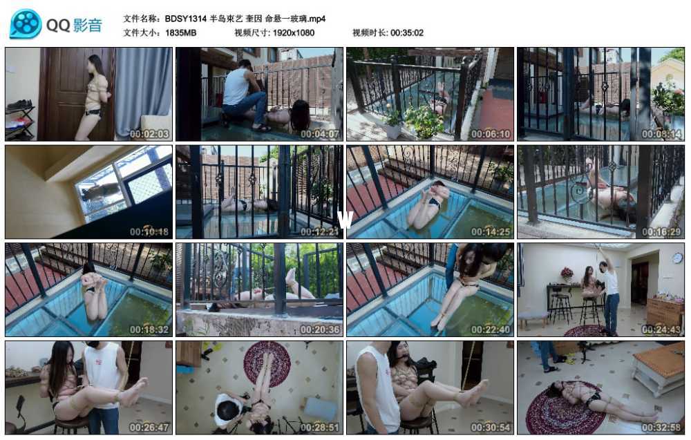 半岛束艺 奎因 命悬一玻璃视频下载