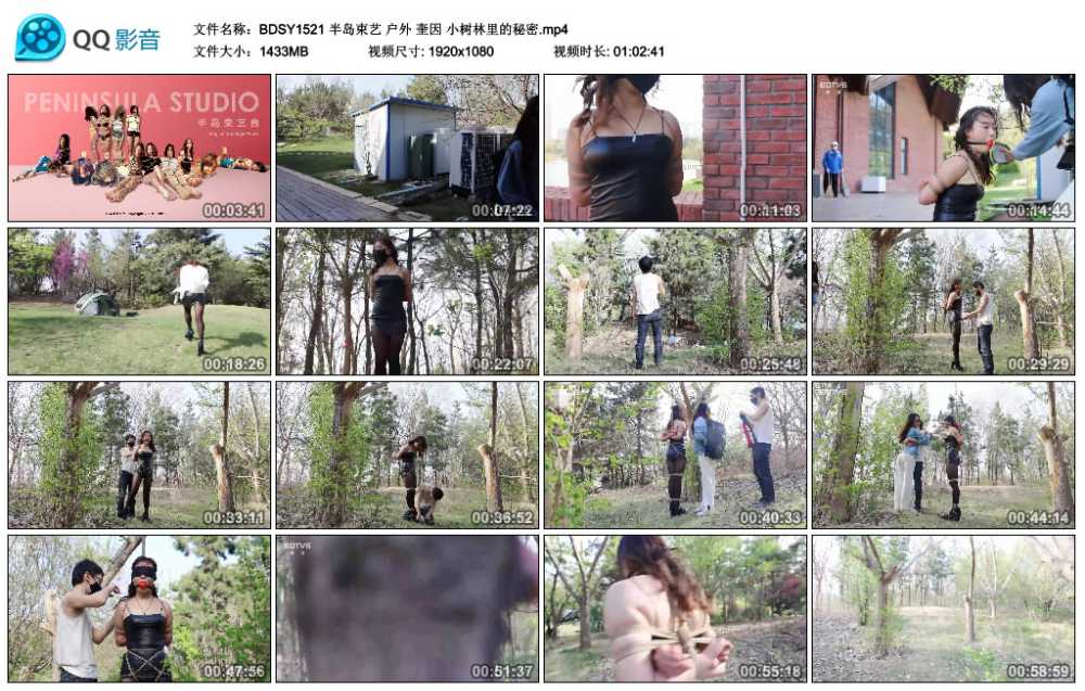 半岛束艺 户外 奎因 小树林里的秘密