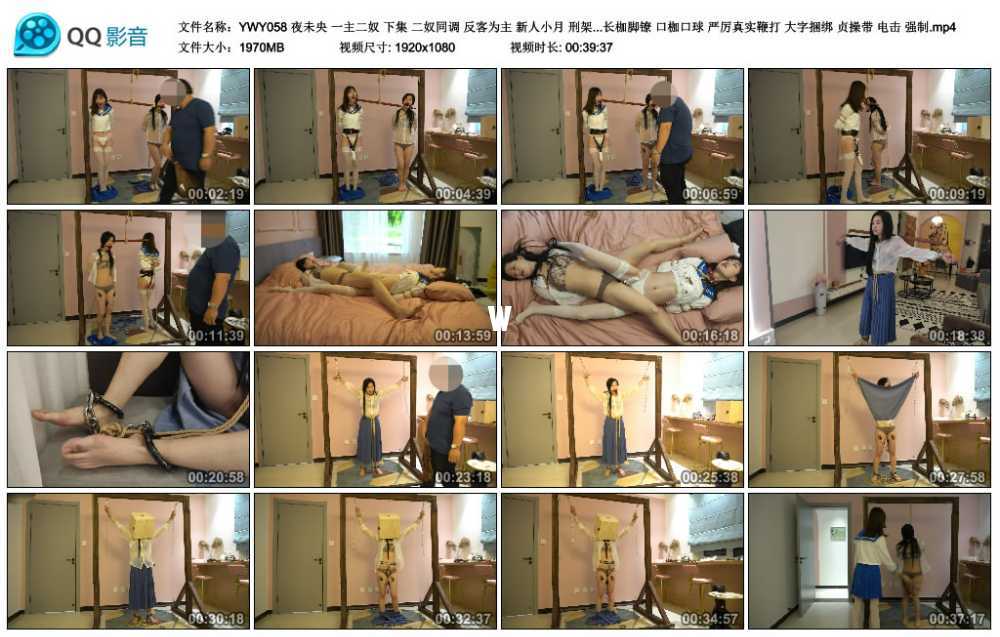 夜未央 一主二奴 下集 二奴同调 反客为主 新人小月 刑架束缚 头笼禁锢 长枷脚镣 口...
