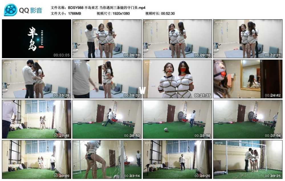 半岛束艺 当你遇到三条腿的守门员视频下载