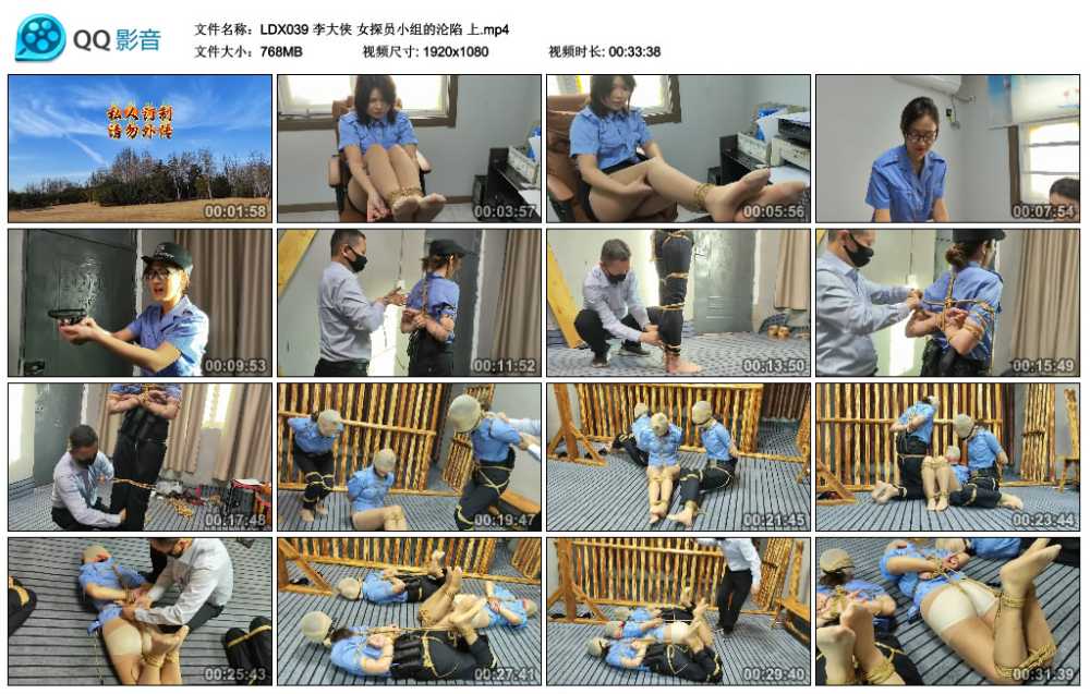 李大侠 女探员小组的沦陷 上