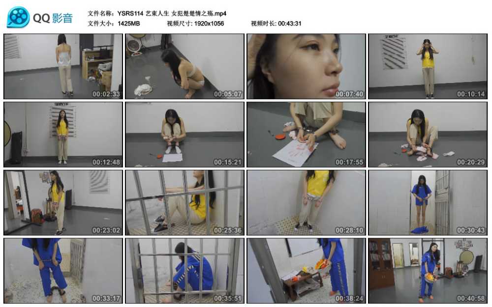 艺束人生 女犯楚楚情之殇