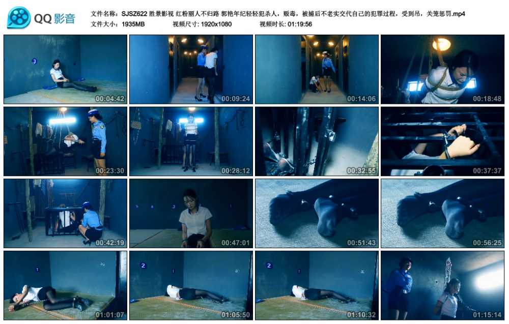 胜景影视 红粉丽人不归路 郭艳年纪轻轻犯杀人，贩毒，被捕后不老实交代自己的犯罪...