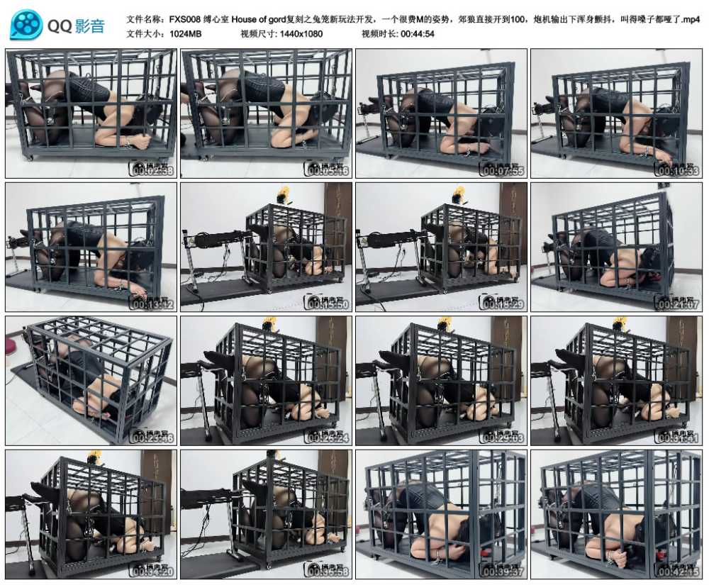 缚心室 House of gord复刻之兔笼新玩法开发，一个很费M的姿势，郊狼直接开到100，...