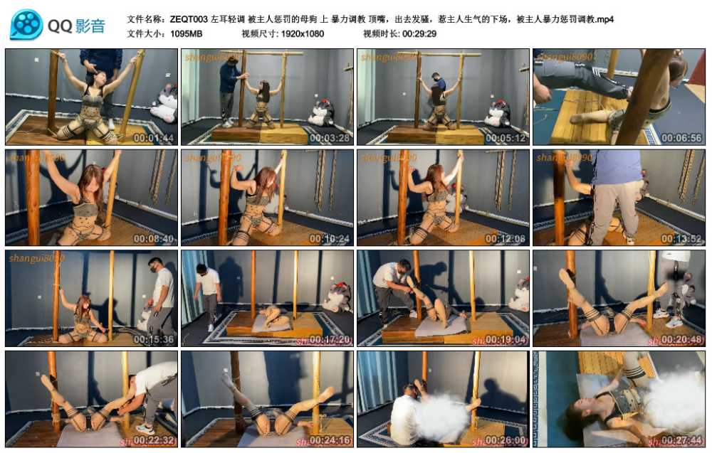 左耳轻调 被主人惩罚的母狗 上 暴力调教 顶嘴，出去发骚，惹主人生气的下场，被主...