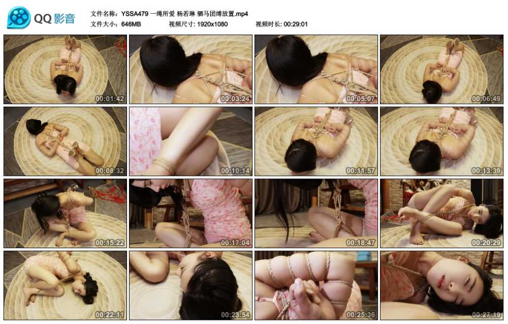 一绳所爱 杨若琳 驷马团缚放置