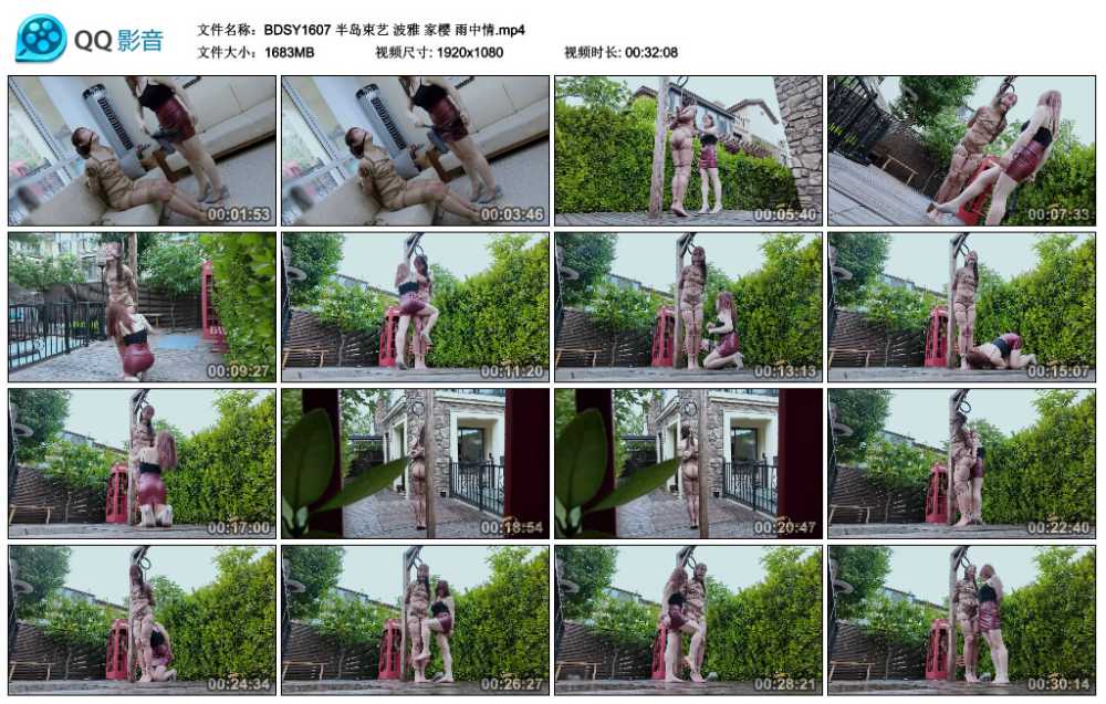 半岛束艺 波雅 家樱 雨中情