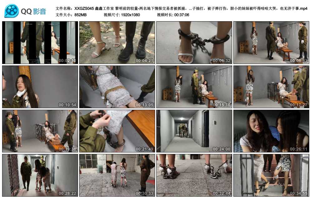 鑫鑫工作室 黎明前的较量-两名地下情报交易者被抓捕，为了不泄露情报受尽各种折磨...