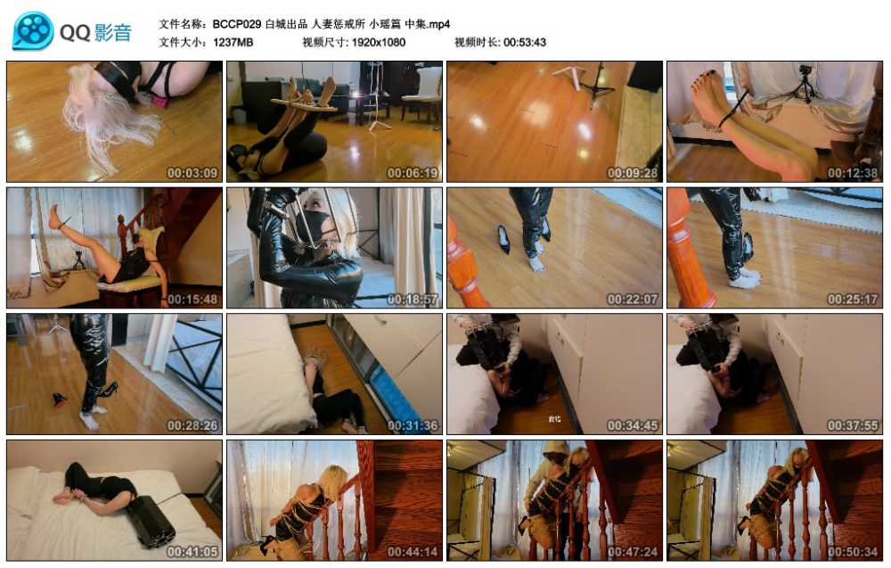 白城出品 人妻惩戒所 小瑶篇 中集