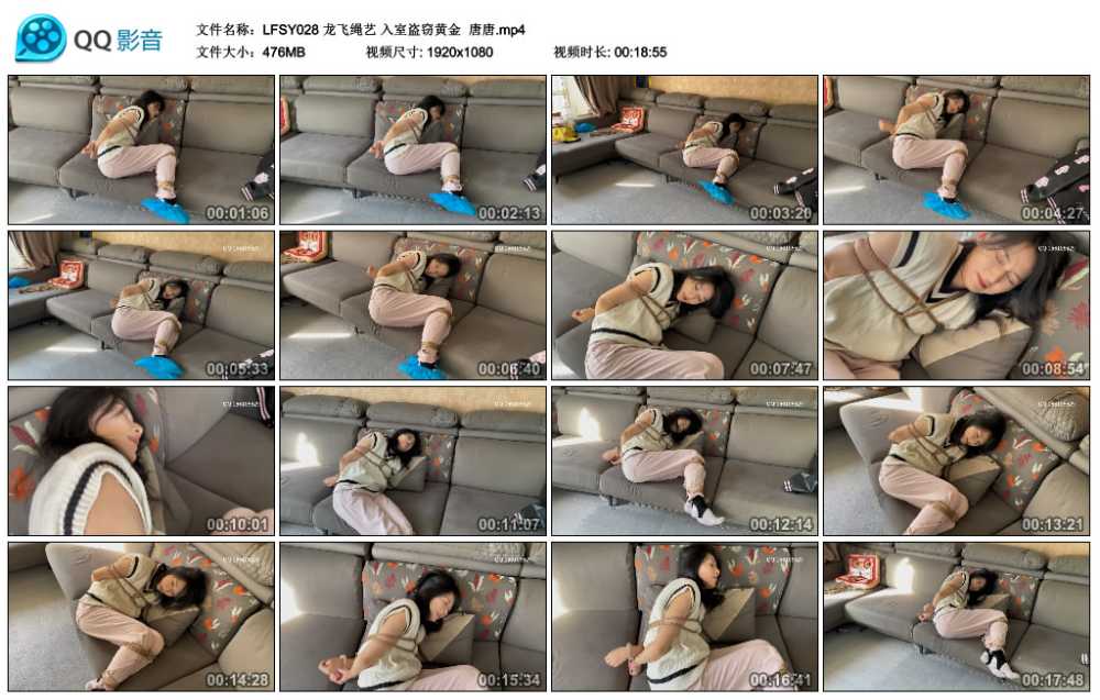 龙飞绳艺 入室盗窃黄金  唐唐视频下载